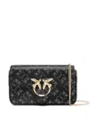 Pinko Love One Crossbody Bag In Black