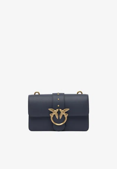 Pinko Love One Crossbody Bag In Blue