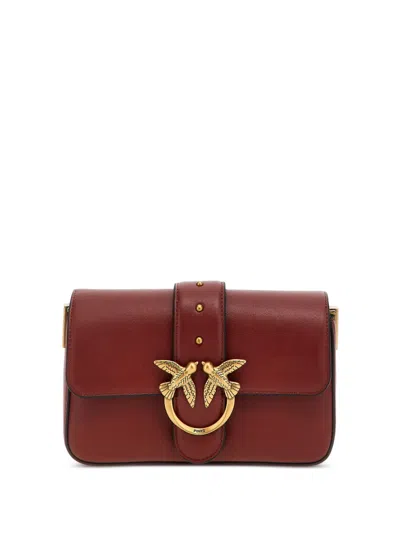 Pinko Love One Crossbody Bag In Red