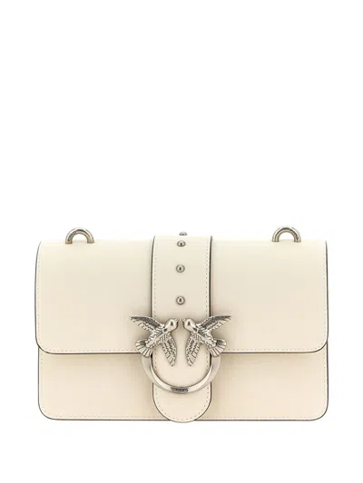 Pinko Love One Crossbody Bag In White