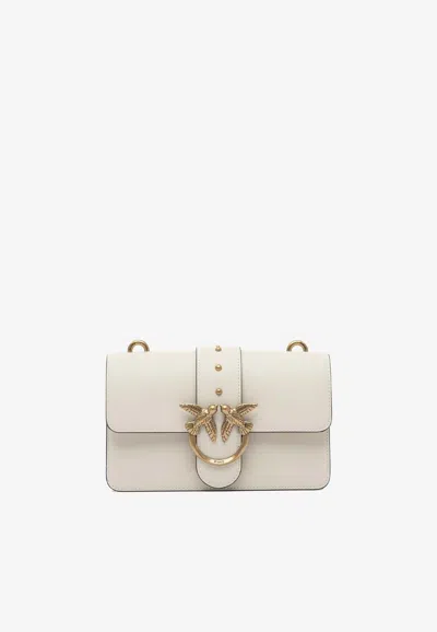 Pinko Love One Crossbody Bag In White