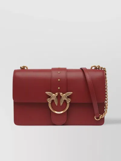 Pinko Love One Crossbody Bag With Bird Embellishment