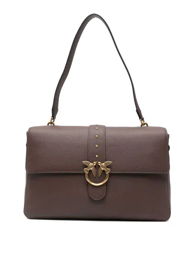 PINKO LOVE ONE POCKET SHOULDER BAG