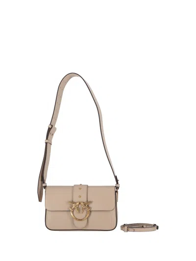Pinko Love One Mini Slouchy Fl Vitel In Neutral