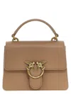 Pinko Love One Top Handle Handbag In Brown
