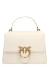 Pinko Classic Love One Top Handle Light Simply Bag In White