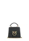 Pinko Love One Micro Handbag In Black