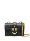 Pinko `micro Love One Simply` Crossbody Bag In 黑色