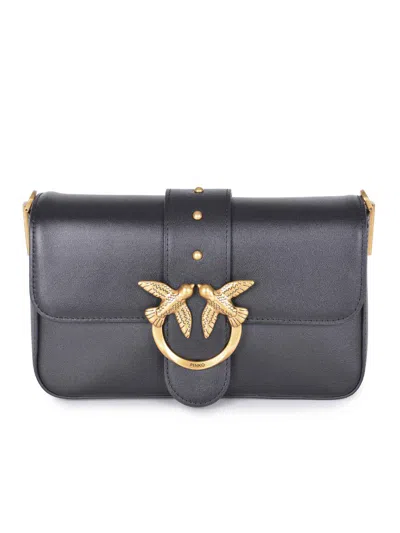 Pinko "love One Mini" Bag In Black