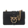 Pinko Love One Chain Shoulder Bag In Blue