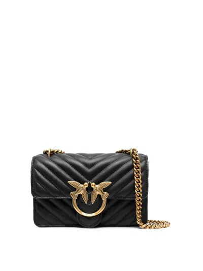 Pinko Love One Mini Bag In Black