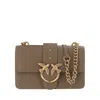 Pinko Love One Mini Crossbody Bag In Brown