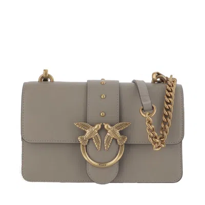 Pinko Love One Mini Bag In Brown