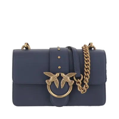 Pinko Love One Mini Bag In Gray