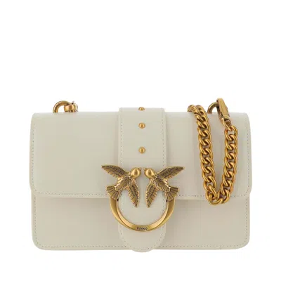 Pinko Love One Mini Bag In White