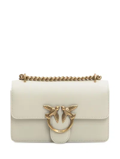 Pinko Love One Mini Bag In White