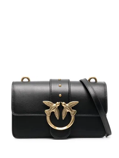 Pinko Love One Mini Clutch Silk Calf Leather
