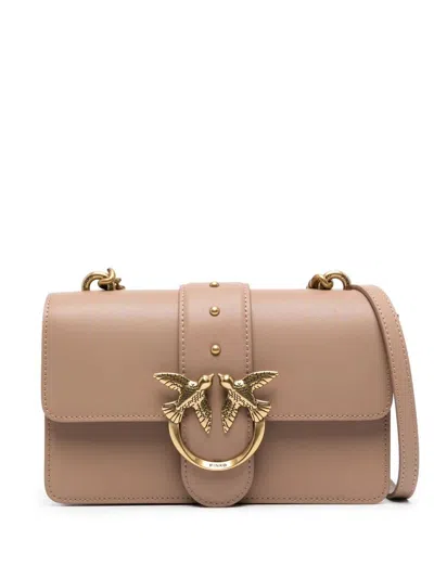 Pinko Love One Mini Clutch Silk Calf Leather