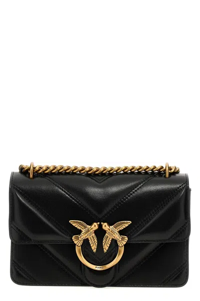 Pinko 'love One Mini' Crossbody Bag In Black