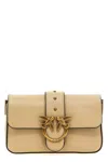 Pinko Love One Mini Crossbody Bag In Gold