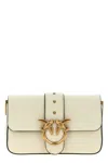 Pinko Love One Classic Slouchy Clutch In White