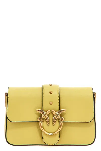 Pinko 'love One Mini' Crossbody Bag In Green