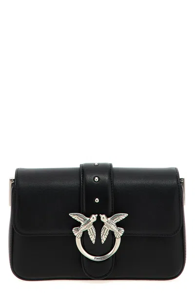 Pinko 'love One Mini' Crossbody Bag In Black