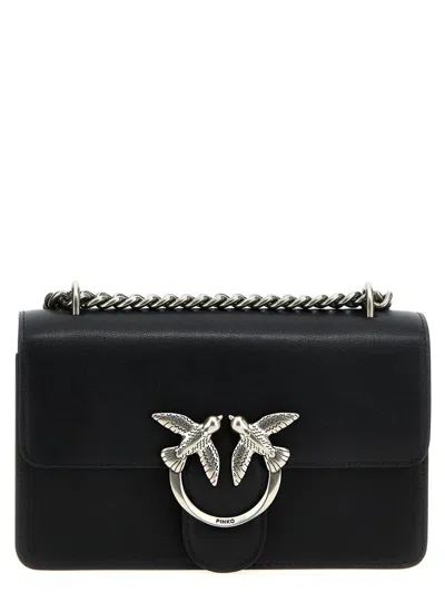 Pinko 'love One Mini' Crossbody Bag In Black