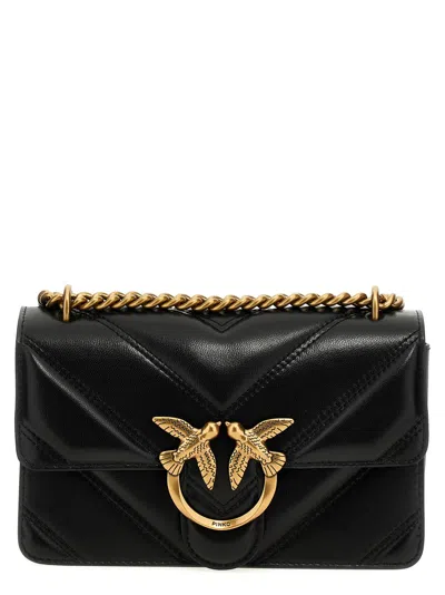 Pinko 'love One Mini' Crossbody Bag In Black