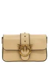 Pinko Love One Mini Crossbody Bag In Gold