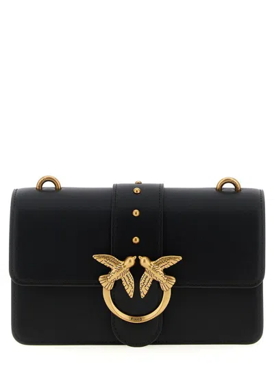 Pinko 'love One Mini' Crossbody Bag In Black