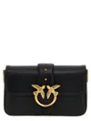 Pinko Love One Mini Leather Bag In Black