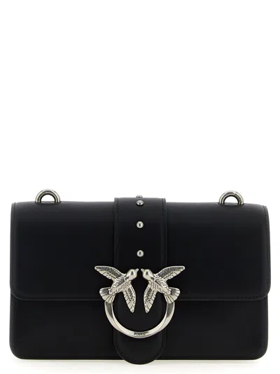 Pinko 'love One Mini' Crossbody Bag In Black
