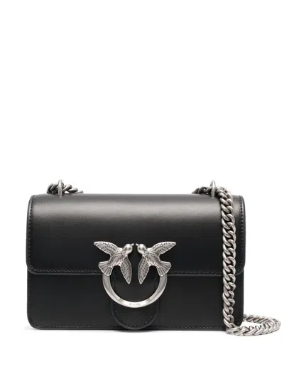 Pinko 'love One Mini' Crossbody Bag In Black