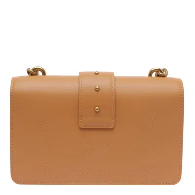 Pinko Love One Mini Crossbody Bag In Brown
