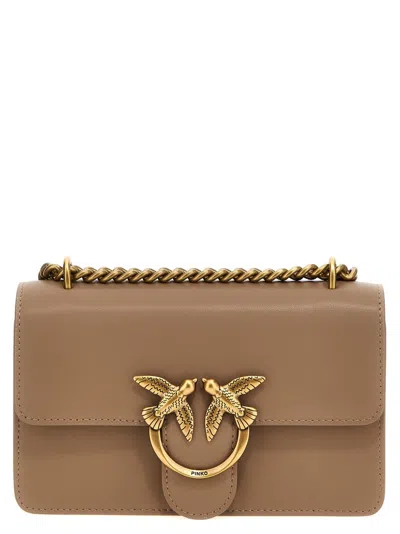 Pinko 'love One Mini' Crossbody Bag In Brown