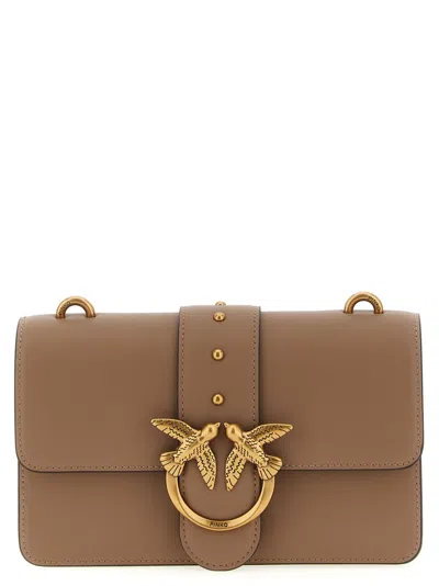 Pinko 'love One Mini' Crossbody Bag In Brown