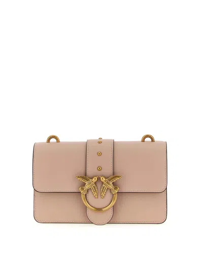 Pinko Love One Mini Crossbody Bag In Nude