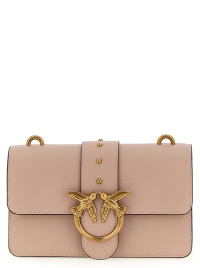 Pinko Love One Mini Crossbody Bag In Pink