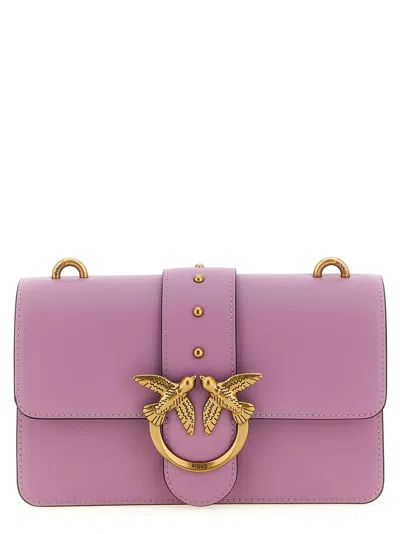 Pinko Love One Mini Crossbody Bag In Purple