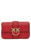 Pinko Love One Mini Crossbody Bag In Red