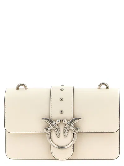Pinko Love One Mini Crossbody Bag In White