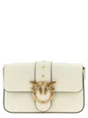 Pinko Love One Classic Slouchy Clutch In White