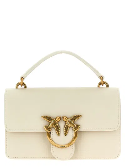 Pinko Love One Mini Crossbody Bag In White