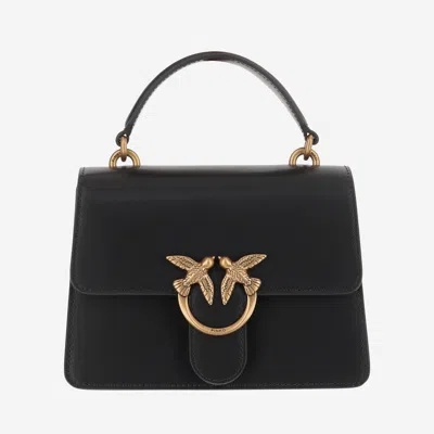 Pinko Love One Mini Light Bag In Black