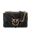 Pinko Love One Mini Light Shoulder Bag In Black