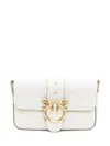 Pinko Rounded Silhouette Slouchy Shoulder Bag In White
