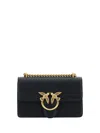 Pinko Love One Mini Shoulder Bag In Black