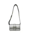 Pinko 'love One Mini' Shoulder Bag In Gray