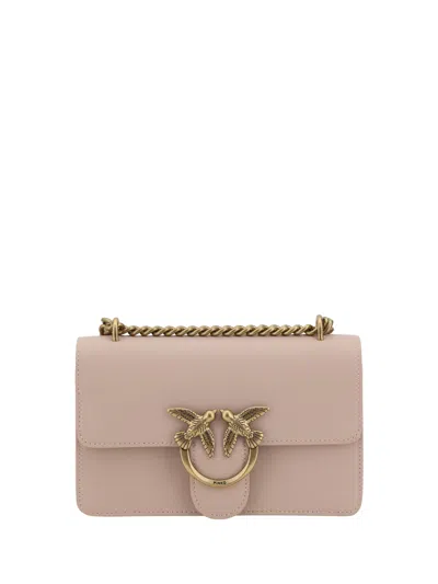 Pinko Love One Mini Shoulder Bag In Pink